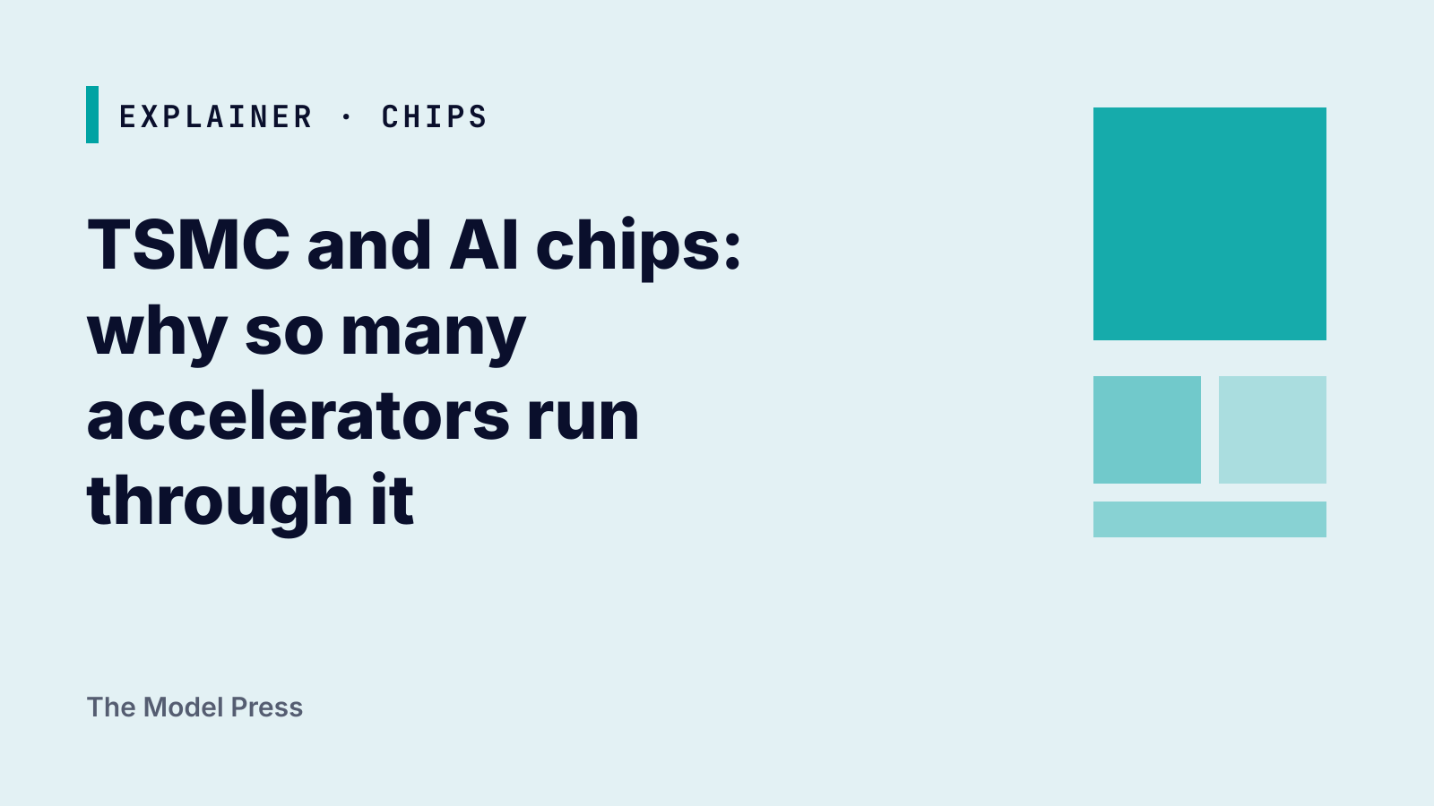 Cover for the TSMC and AI chips explainer: how TSMC fabricates and packages AI accelerators